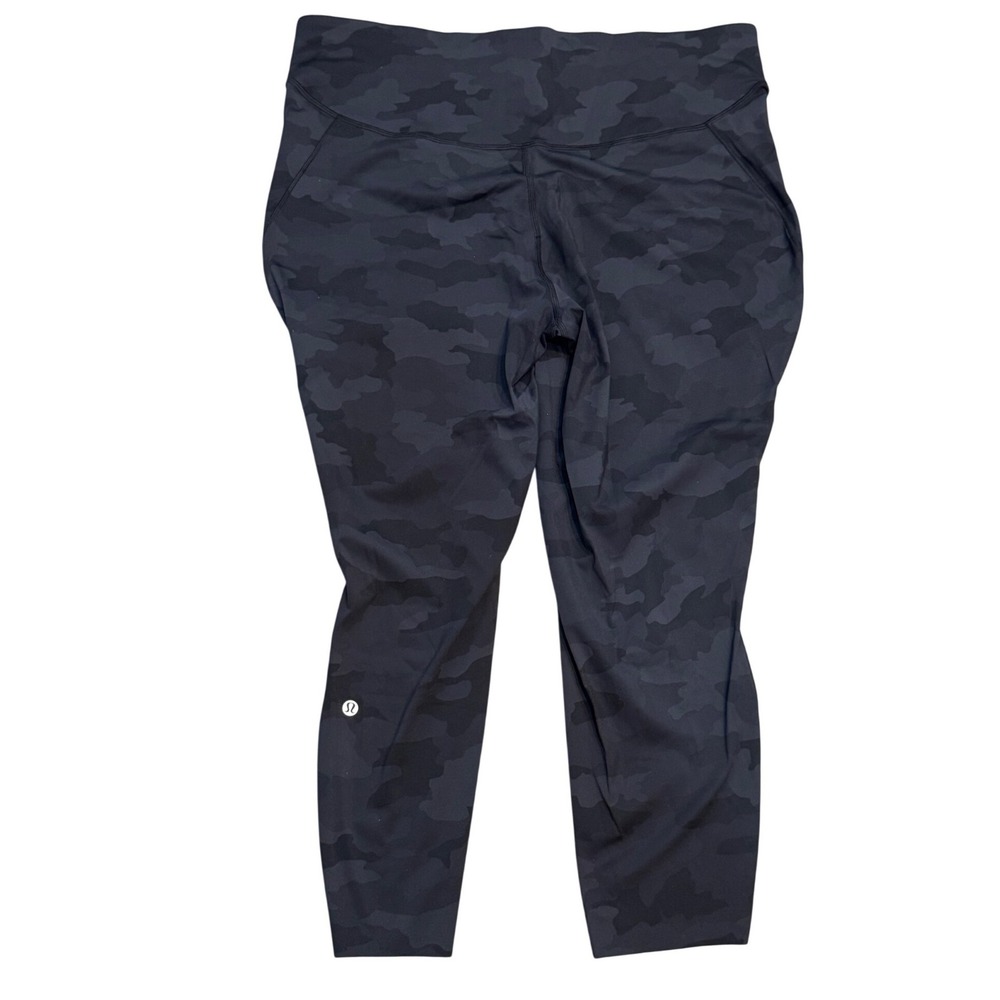Lululemon Base Pace High-Rise Crop 23 Camo Heritage 365 Deep Coal Multi 20 NWOT - Picture 6 of 7